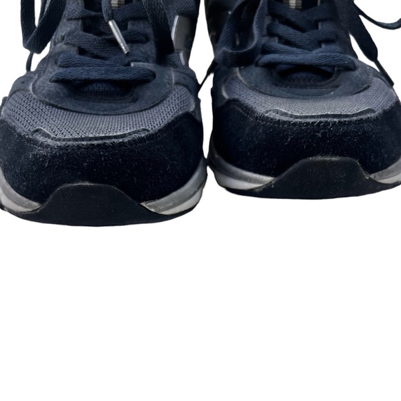 Lotto Navy Blue Suede Trim Sneakers Size 9 - Picture 10 of 12